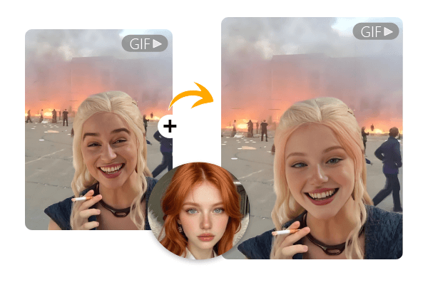Create Viral Memes and Reaction GIFs with GIF Face Swap