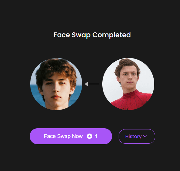 Step 2.  Upload the Target Face