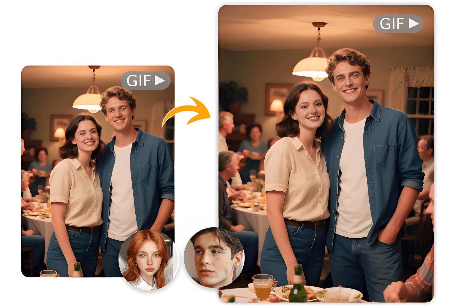Multiple Face Swap Perfect for Parties and Group Moments